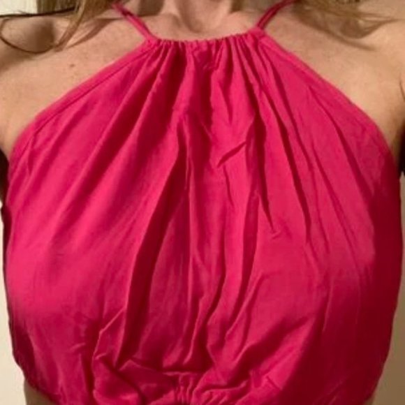 Boho Maxi Dress Hot Pink - Picture 7 of 8